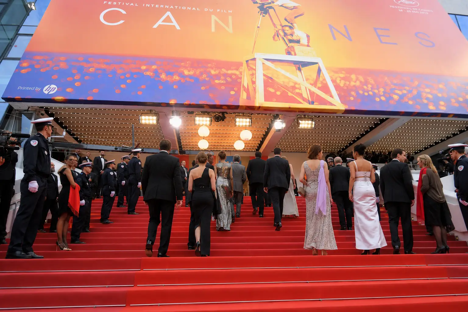 Festival de Cannes Entrée du Festival de Cannes en lumière